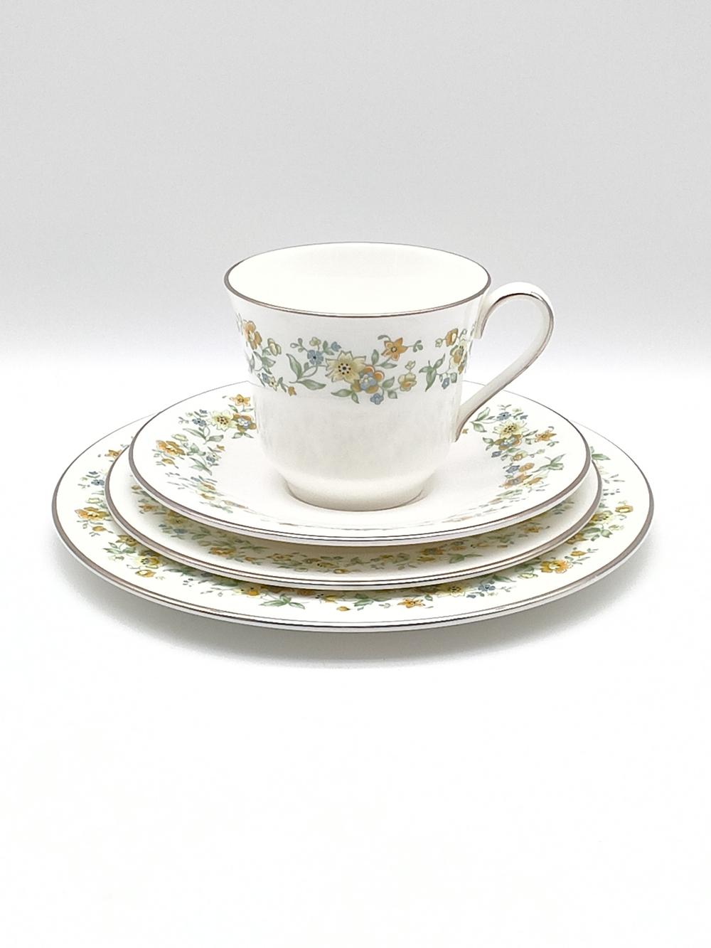 Royal Doulton Ainsdale 4-Piece Place Setting | Vintage English Fine Bone China